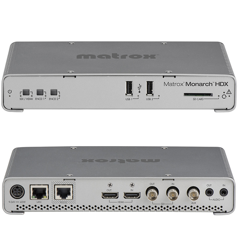 Matrox Monarch HDX dualchannel streaming