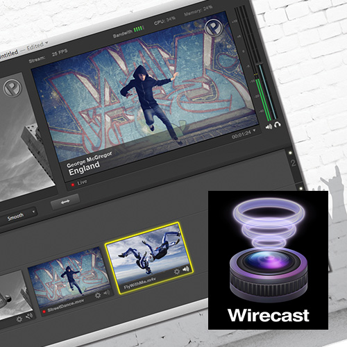 Telestream Wirecast PRO 6  LIVE streaming