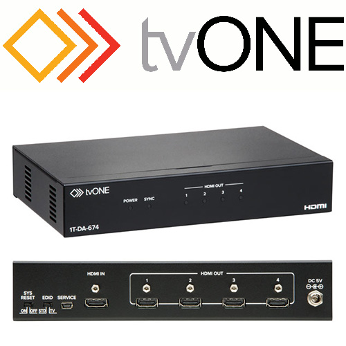 TVone DA-674 HDMI distribuční zesilovač