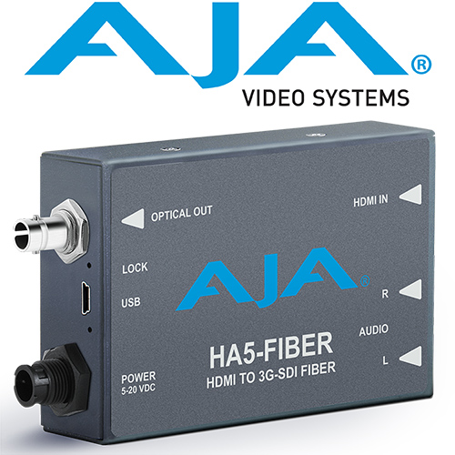 AJA HA5 Fiber miniconverter